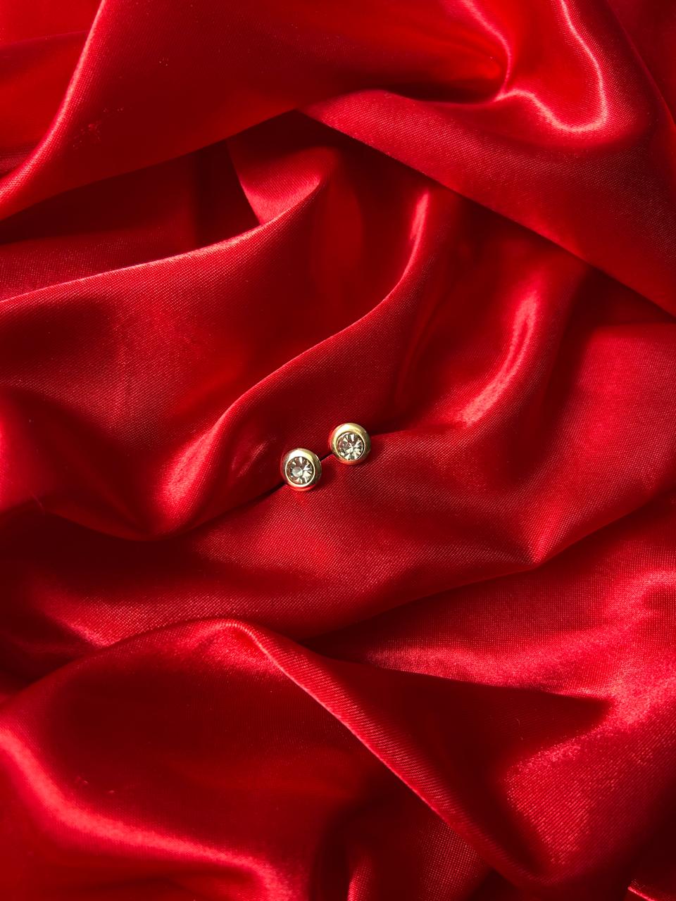 Golden Oval Egg Studs