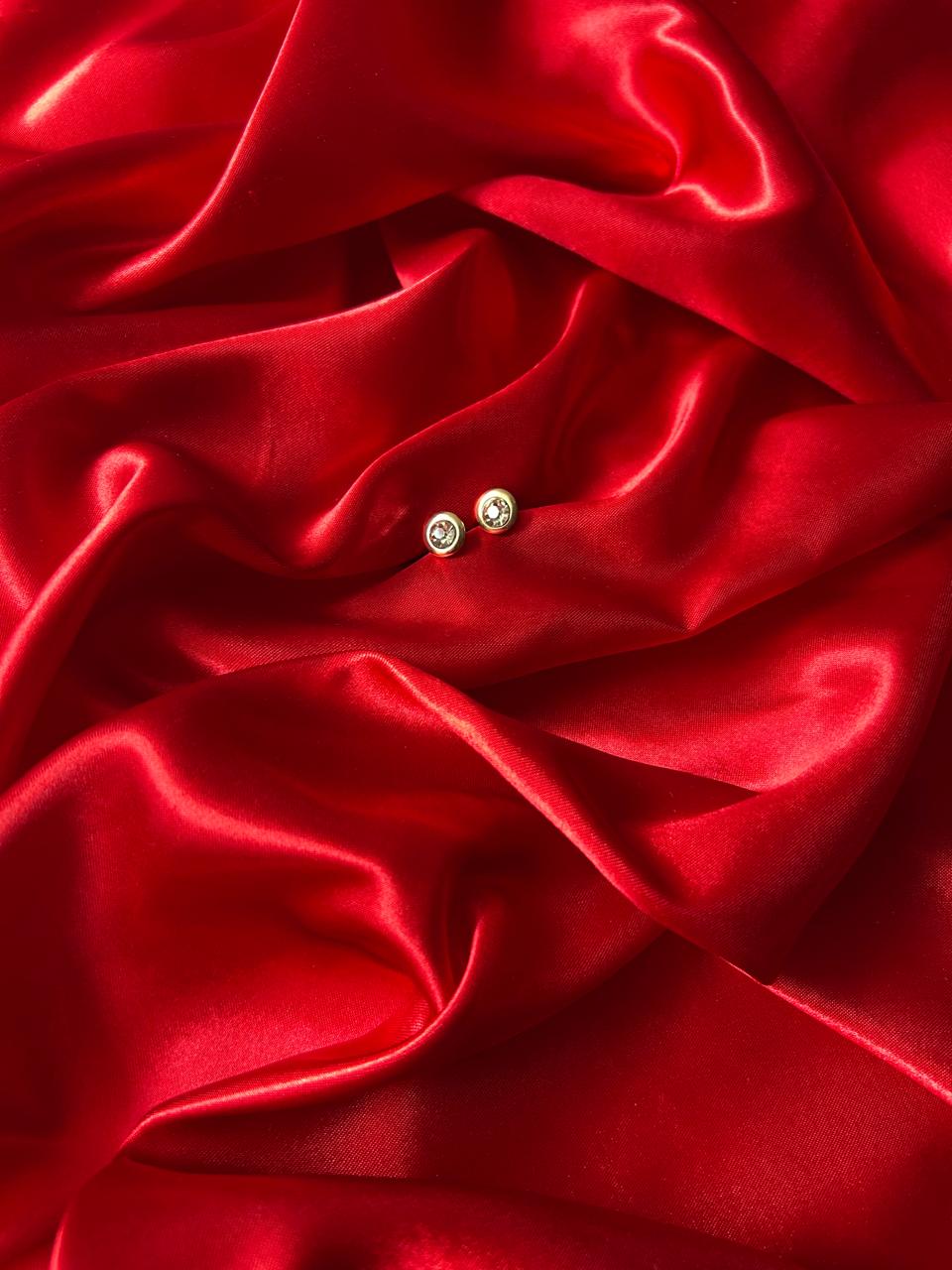 Golden Oval Egg Studs
