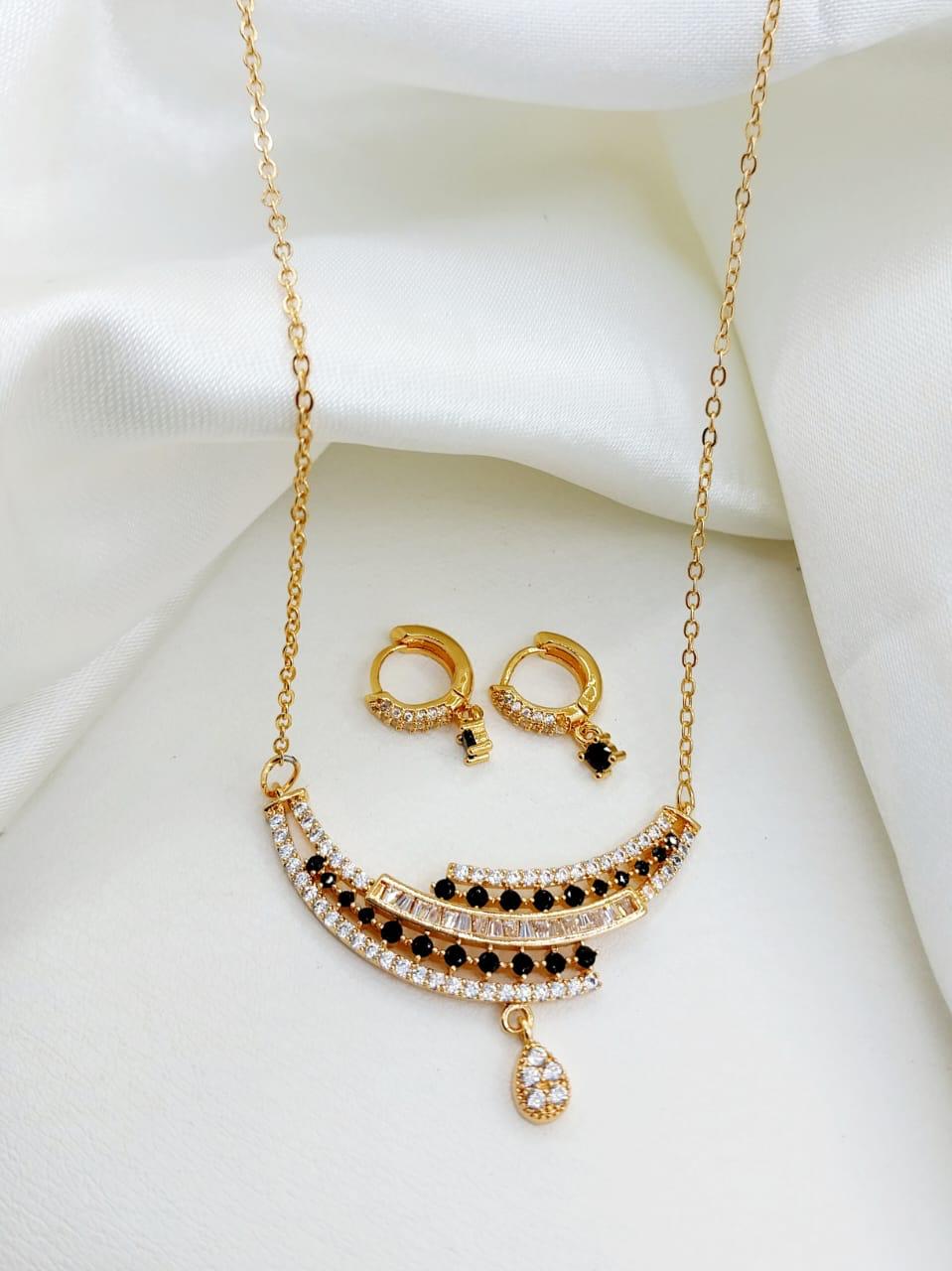 Cascade Crystal Pendant Necklace