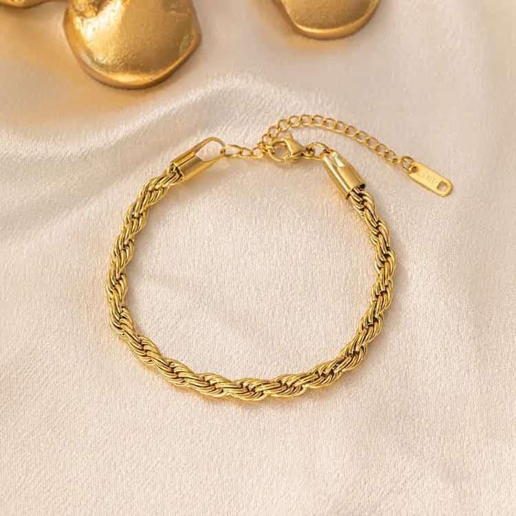 Hope’s Twisted Gold-Tone Bracelet