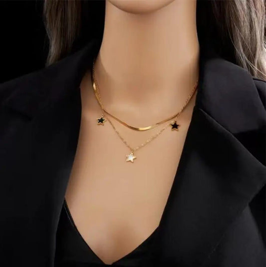 Celestial Star Layered Necklace