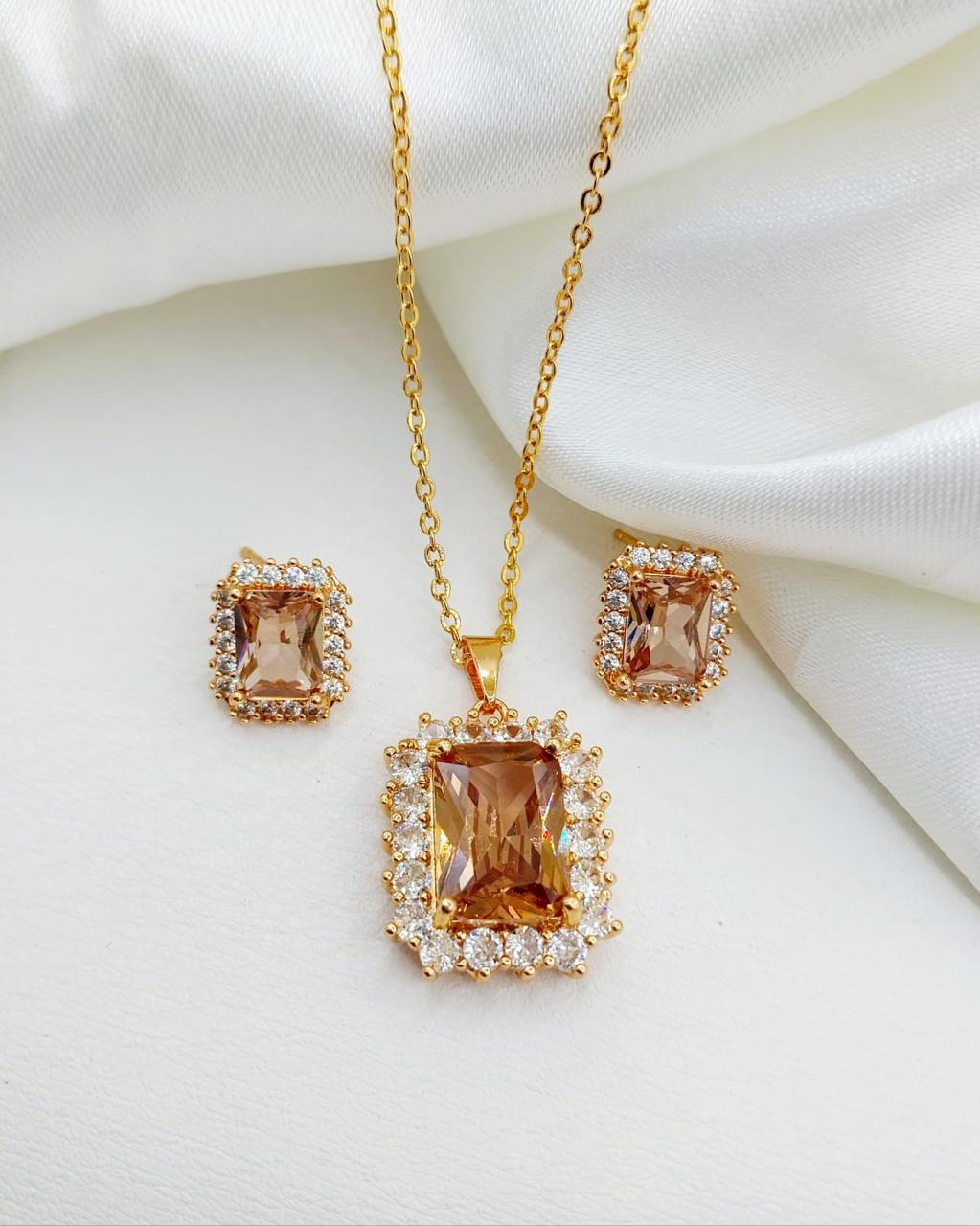 Midnight Majesty Stone Jewelry Set