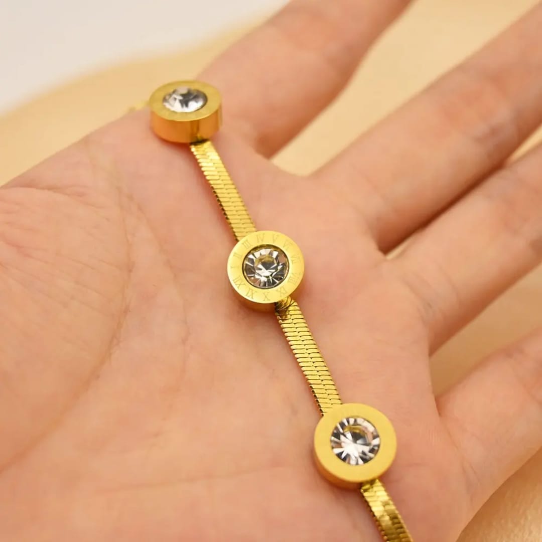 Golden Herringbone Bracelet