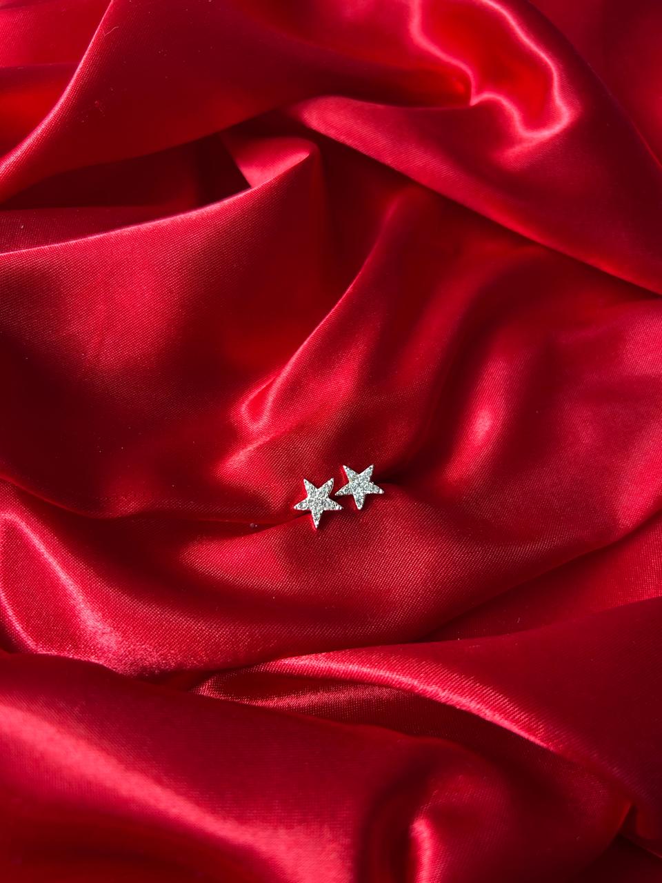 Crystal Star Stud Earrings