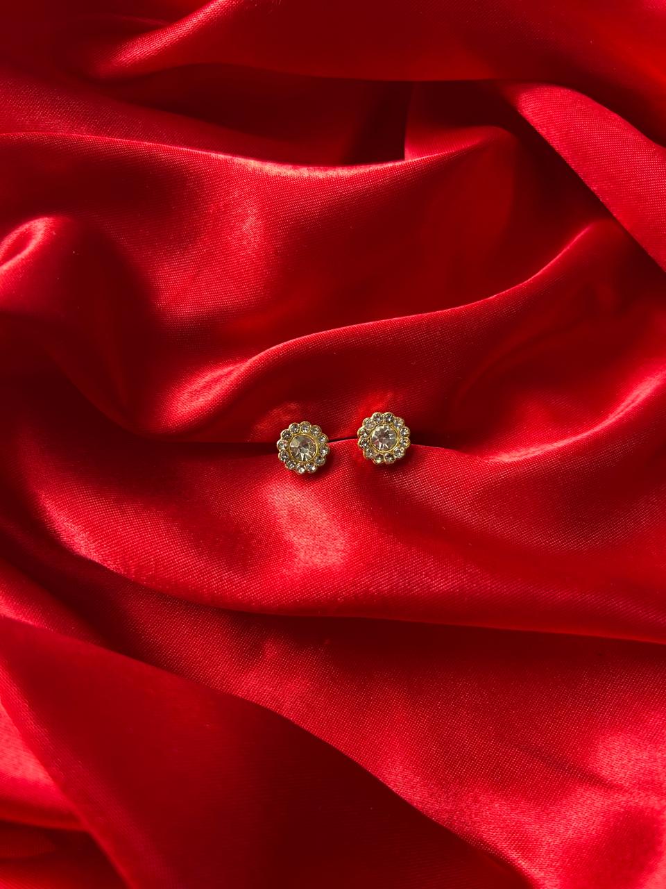 Golden Halo Studs