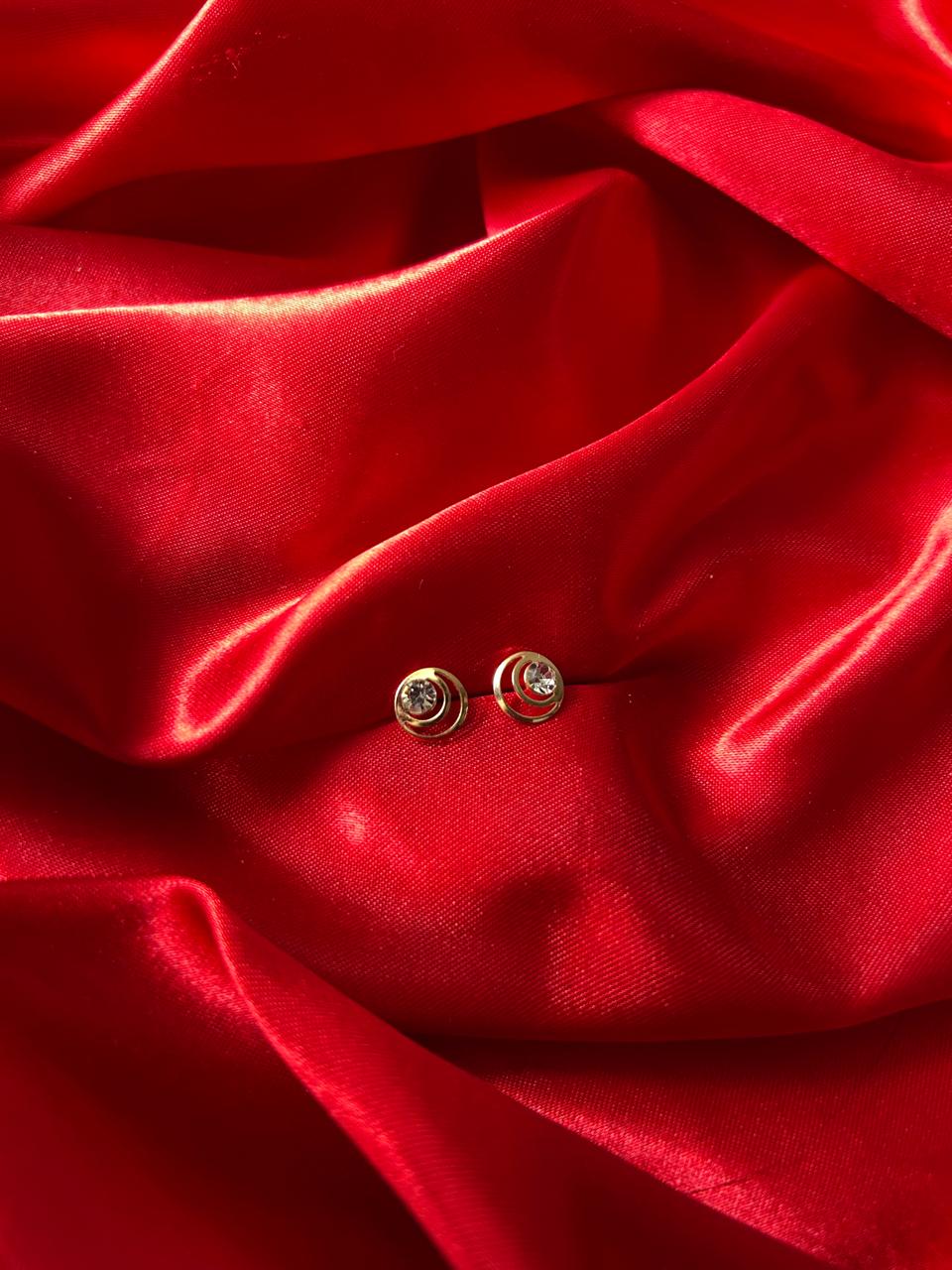 Crystal Round Studs