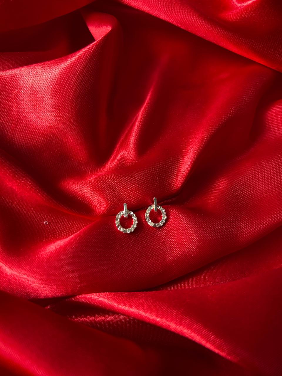 Crystal Clover Studs