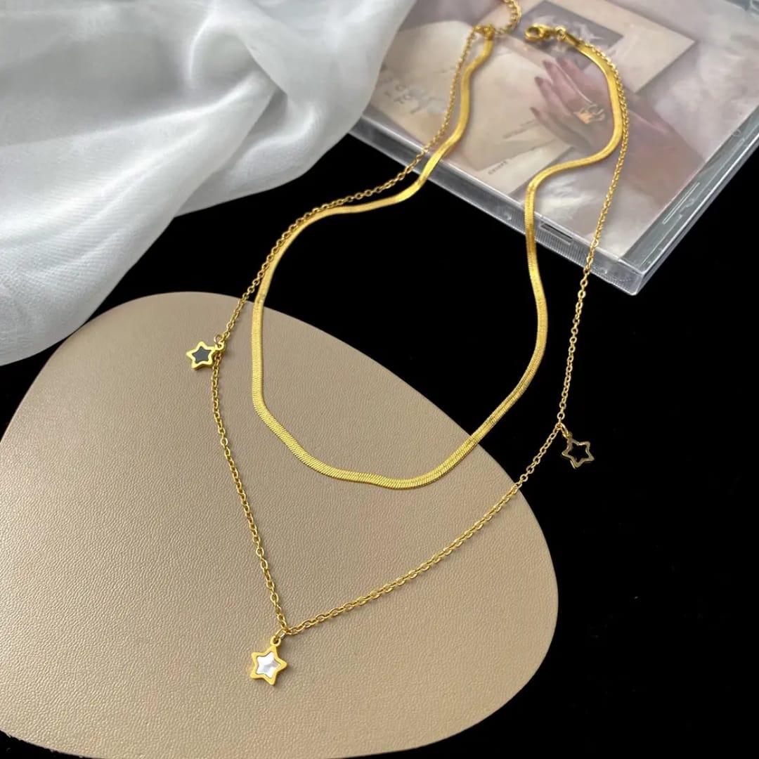Celestial Star Layered Necklace